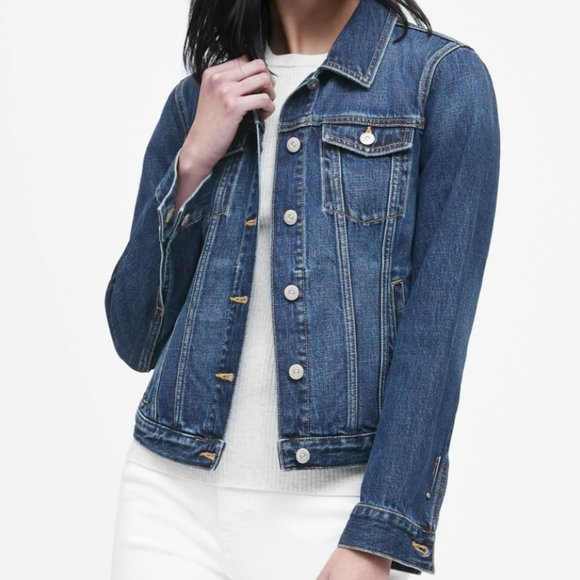 banana republic factory denim jacket
